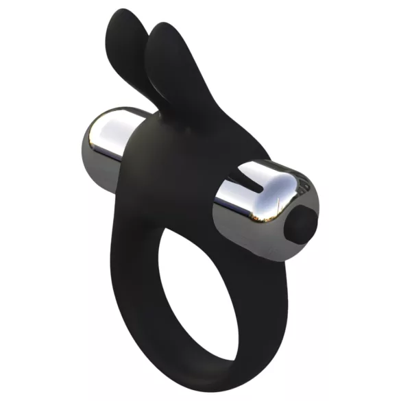 Pulselock Vantr - vibrerende konijnen-penisring (zwart) - 30 mm