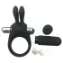 Pulselock Vantr - vibrerende konijnen-penisring (zwart) - 30 mm