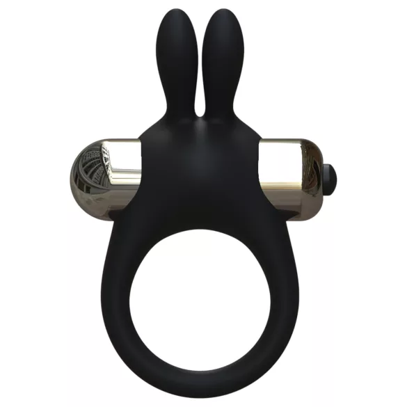 Pulselock Vantr - vibrerende konijnen-penisring (zwart) - 30 mm