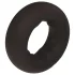 Pulselock Cocktura - gestippelde siliconen penisring (zwart) - 27 mm