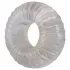 Pulselock Cocktura - geribbelde TPE-penisring (transparant) - 19 mm