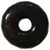 Pulselock Forge - penisring van TPE met wielpatroon (zwart) - 19 mm