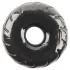 Pulselock Forge - penisring van TPE met wielpatroon (zwart) - 19 mm