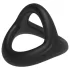 Pulselock Taur - Y-vormige penis- en teeltring (zwart) - S