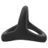 Pulselock Taur - Y-vormige penis- en teeltring (zwart) - S