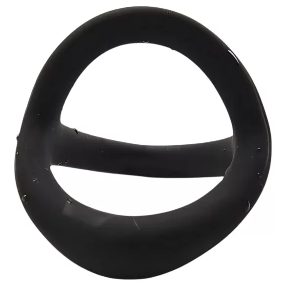 Pulselock Taur - Y-vormige penis- en teeltring (zwart) - S