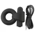 Pulselock Vantr - oplaadbare vibrerende penis- en teeltring (zwart) - 25 mm