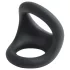 Pulselock Taur - gecontourde penis- en teeltring (zwart)