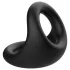 Pulselock Taur - gecontourde penis- en teeltring (zwart)
