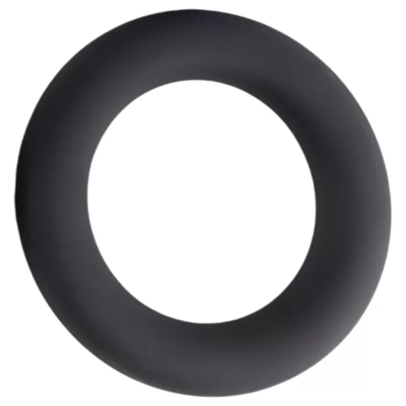 Pulselock Cirkl - siliconen penisring (zwart) - 30 mm