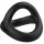 Pulselock Taur - Y-vormige penis- en teeltring (zwart) - M