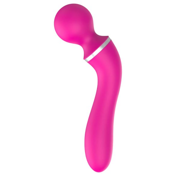 Lonely 2in1 – Massager & G-spot vibrator met 3 opzetstukken (roze)