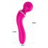 Lonely 2in1 – Massager & G-spot vibrator met 3 opzetstukken (roze)