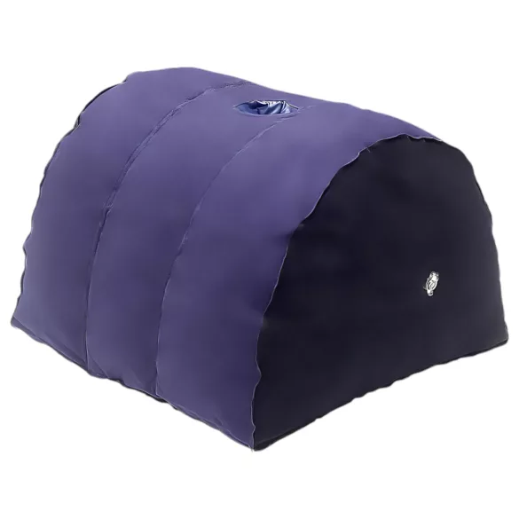 Desirel Magic Pillow - Opblaasbaar sekssieraad / seksspeelkussen met dildo-houder (paars)