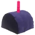 Desirel Magic Pillow - Opblaasbaar sekssieraad / seksspeelkussen met dildo-houder (paars)
