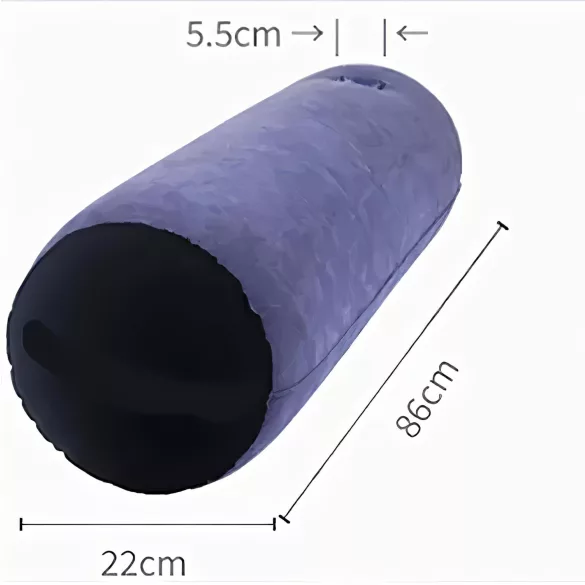 Desirel Magic Pillow - opblaasbaar sekssierkussen - cilindervormig (paars)
