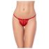 Mapalé - kanten babydoll met string (rood)