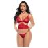 Mapalé - 3-delige bh-set (rood)