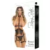 Rene Rofe Rassel Tassle - bodyharnas met string - zwart - S-L