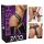 ZADO - Lederen harness met 2 interne dildo's (zwart) - L/XL