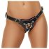 ZADO - Leren harnas voor strap-on (zwart) - S-L