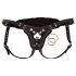 ZADO - Leren harnas voor strap-on (zwart) - S-L