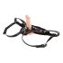 ZADO - Leren harnas voor strap-on (zwart) - S-L