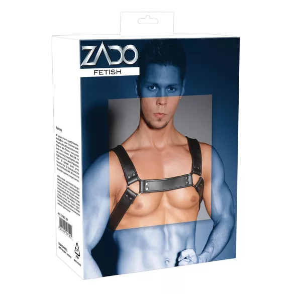 ZADO - leren borsttuig - zwart