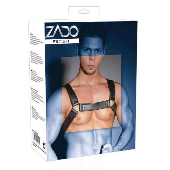ZADO - leren borsttuig - zwart