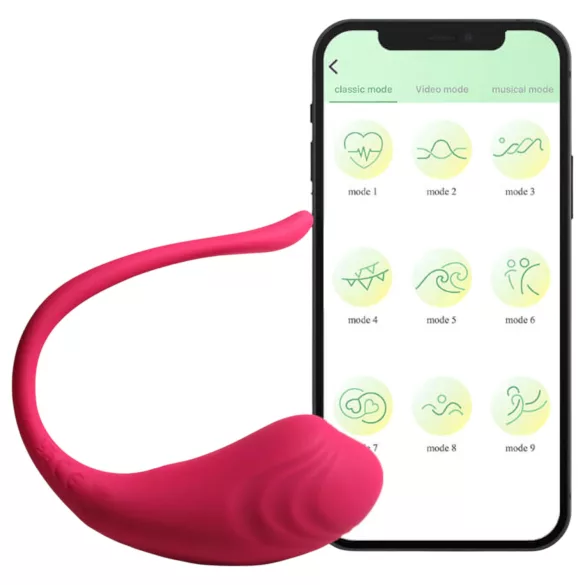 Funny Me - App-gestuurde vibratie-ei (roze)