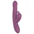 Funny Me Rabbit Bunny - oplaadbare, stotende vibrator met clitorisstimulator (paars)