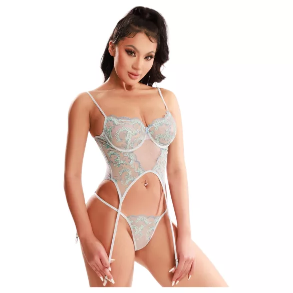 JSY 036 - erotische lingerieset (blauw) - L/XL