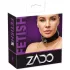 ZADO - leren halsband - zwart