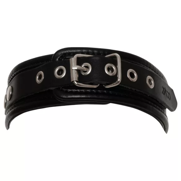 ZADO - leren halsband - zwart
