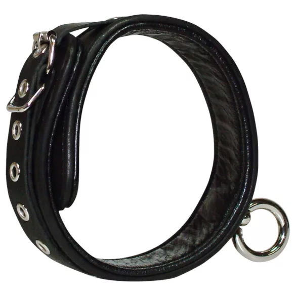 ZADO - leren halsband - zwart