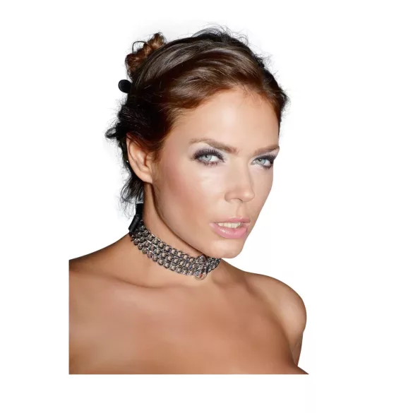 ZADO - halsband met ketting - staal - zilver