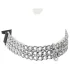 ZADO - halsband met ketting - staal - zilver