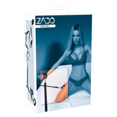 ZADO - bondage set voor aan bed - leer - zwart