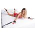 ZADO - Leren bed bondage set (zwart)