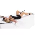 ZADO - bondage set voor aan bed - leer - zwart