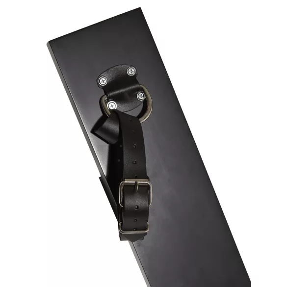 ZADO - spreidkruis bondage set - zwart - wandmontage