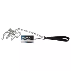 ZADO - metalen BDSM hondenlijn voor halsband (zilver)