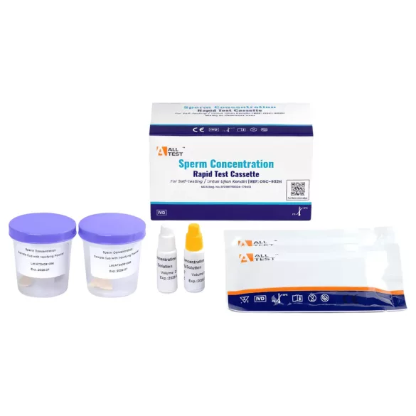 Alltest sneltest voor spermaconcentratie voor thuisgebruik (2 stuks)