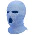 Balaclava - gebreide zuigmasker met 3 openingen (blauw)