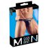 Svenjoyment - glanzende jockstrap (zwart)