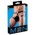 Svenjoyment - harnas met penisenring (zwart) - M/L