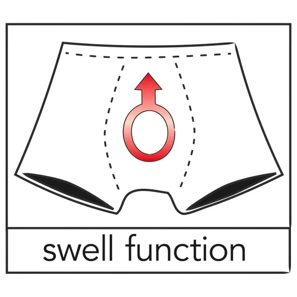Afneembare herenstring (zwart)