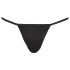 Zwarte heren mini-string