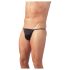 Zwarte heren mini-string