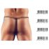 Zwarte heren mini-string - M